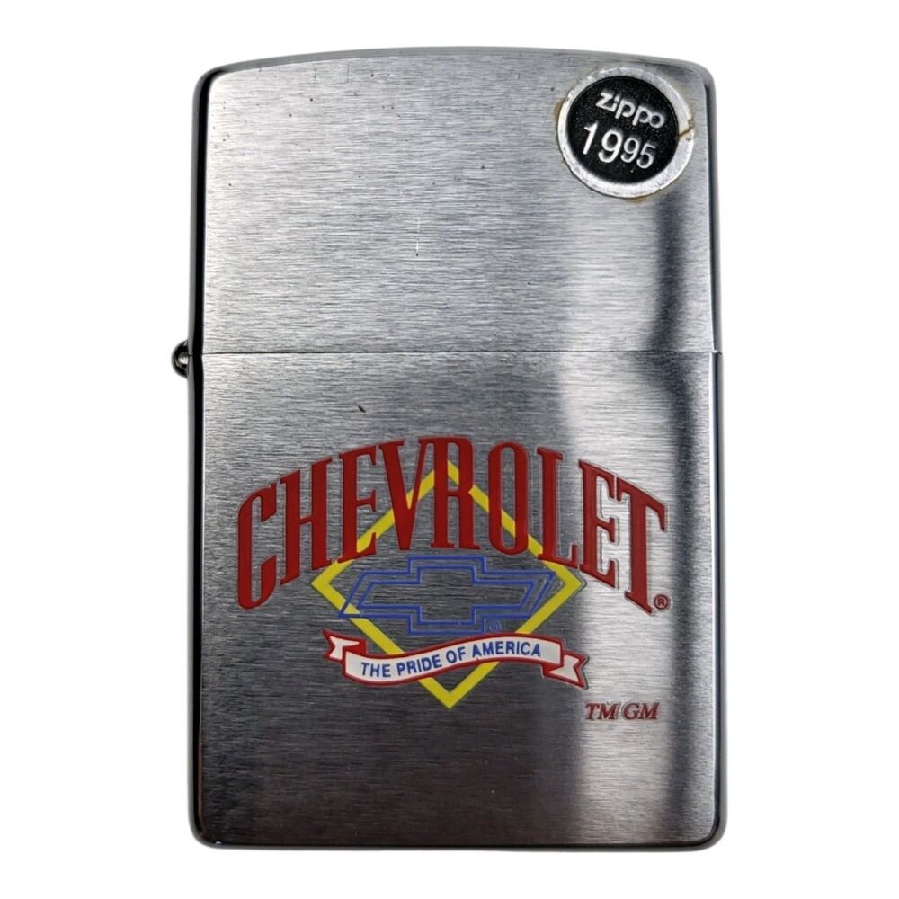 Zippo 2001 Chevrolet The Pride Of America Lighter Unfired